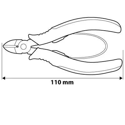 Yan kesme hassas pensesi 110 mm