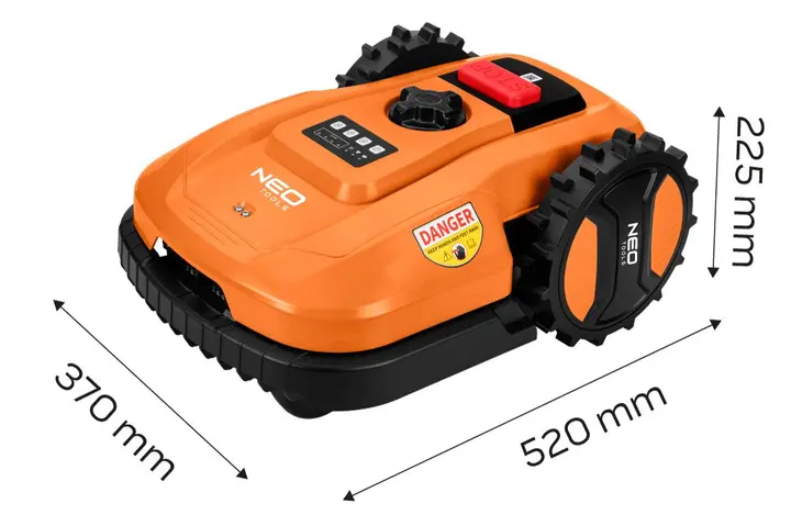 Çim biçme robotu E+, aküsüz