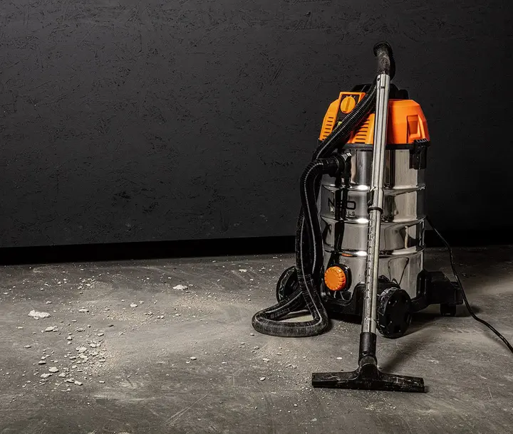 Endüstriyel elektrikli süpürge 1600W, 35 L hazne