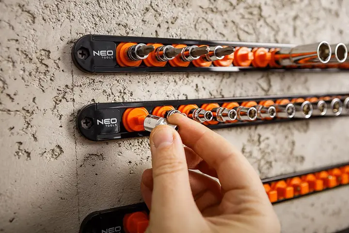 Adaptör tutucuları 1/4, 3/8, 1/2 - 6 parça set