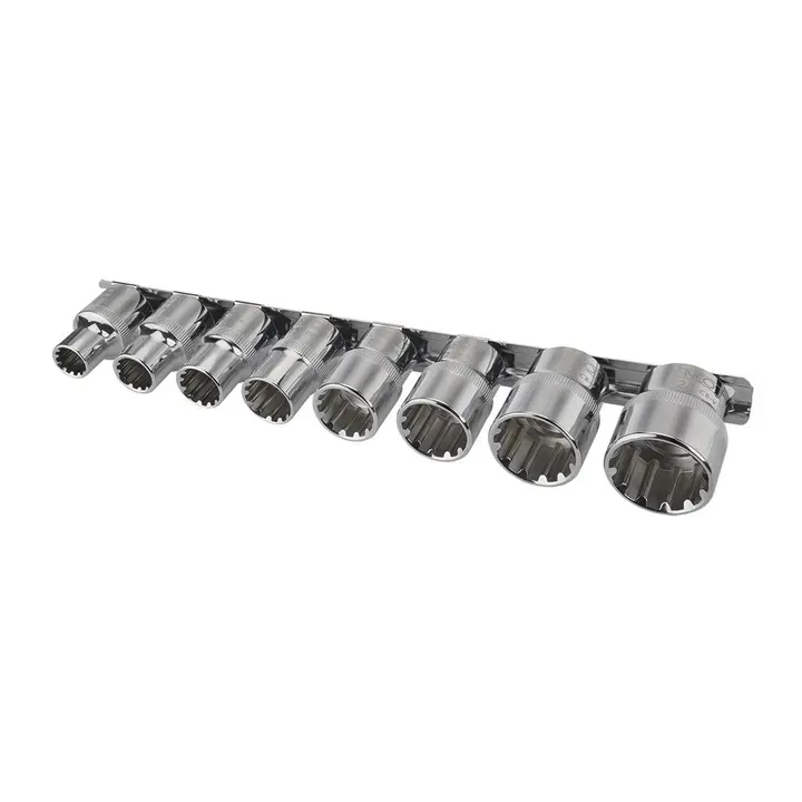 Spline lokmalar 1/2, 8 parça set