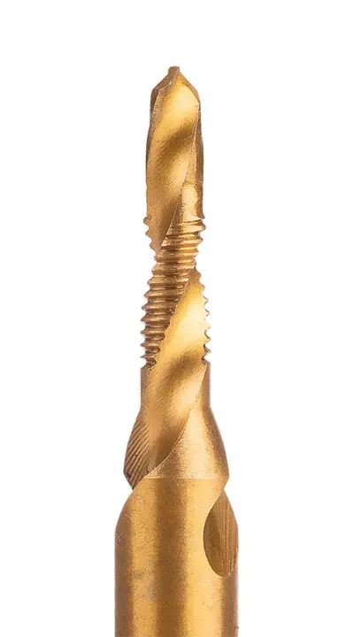 HSS TiN dişli matkap ucu, M4 x 0,7 mm, Hex