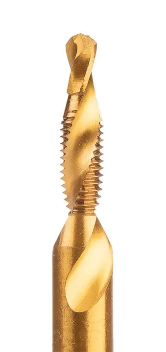 HSS TiN dişli matkap ucu, M5 x 0,8 mm, Hex