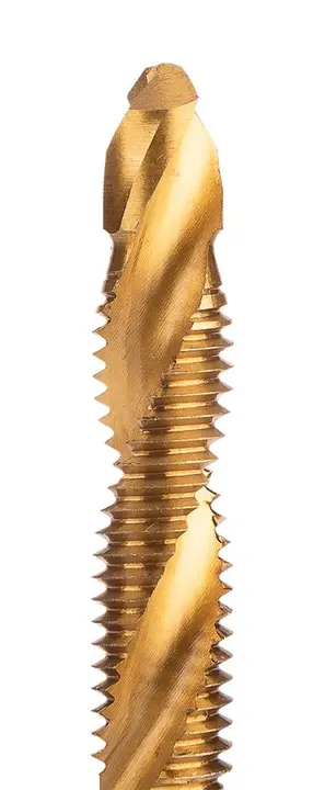 HSS TiN dişli matkap ucu, M8 x 1,25 mm, Hex