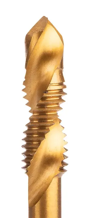 HSS TiN dişli matkap ucu, M10 x 1,5 mm, Hex
