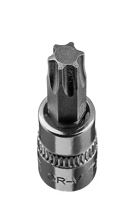 Torx TX40 1/4 lokma üzerine uç, kısa, 37 mm