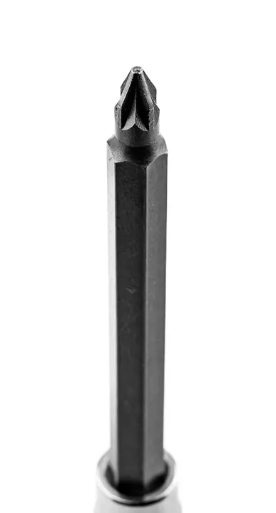 1/4 lokma üzerinde PZ1 tornavida ucu, uzun, 87 mm