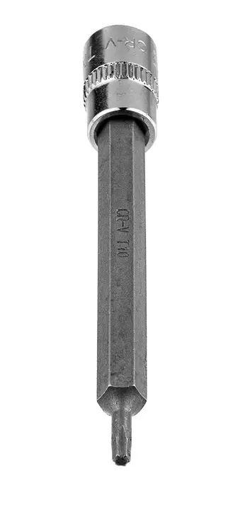 Torx TX10 1/4 lokma üzerine uç, uzun, 87 mm