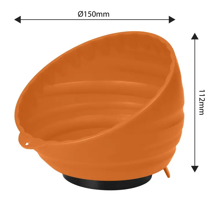 Manyetik tepsi, açılı, 150 mm