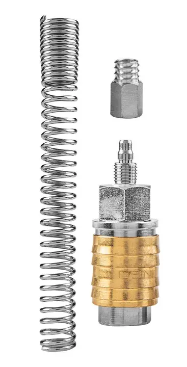 Hortum için kompresör hızlı kuplörü f 4x6mm - yaylı