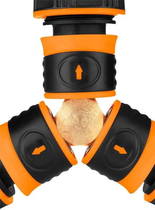 Üç yollu manifold, pirinç