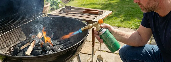 Pirinç alev kontrol halkalı gaz brülörü
