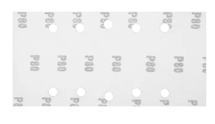 Cırt bantlı zımpara kağıdı 115 x 230 mm, P80, 5 adet, 10 delikli