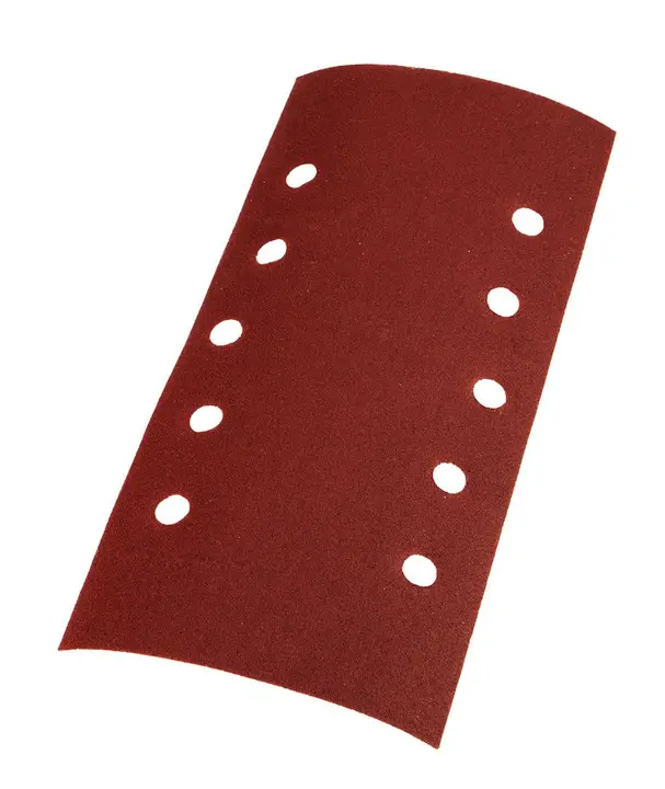Cırt bantlı zımpara kağıdı 115 x 230 mm, P240, 5 adet, 10 delikli