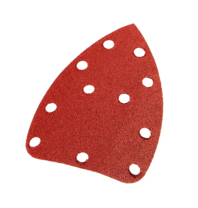 Cırt bantlı zımpara yaprağı, ütü tipi 80 x 140 mm, P100, 5 adet, 59G336 için 11 delikli