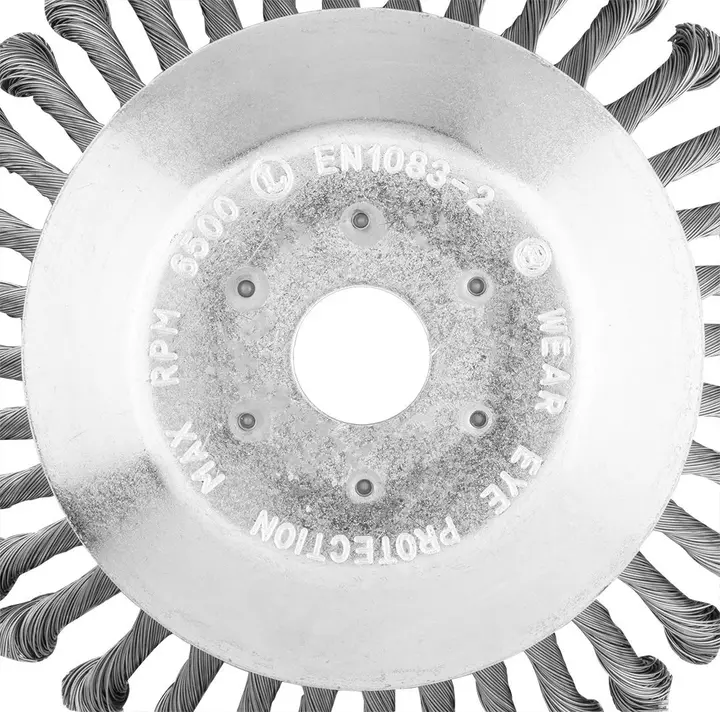 Motorlu tırpan için çelik tel fırça 200 x 25.4 mm, sert