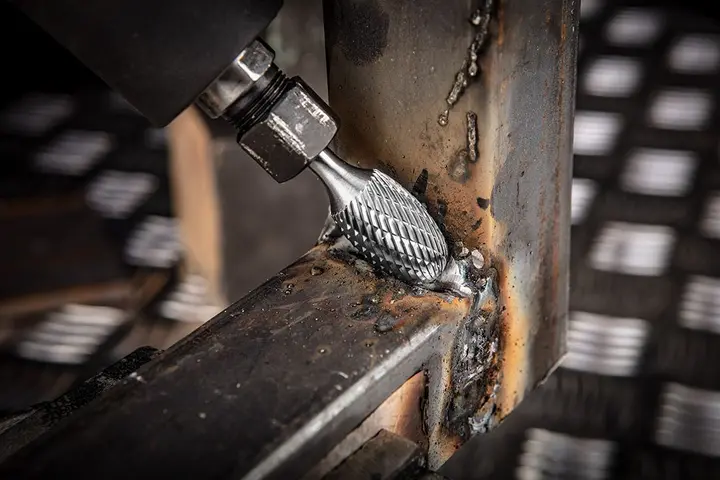 Metal freze ucu HM, tip E (oval), 14 x 22 mm, şaft 6 x 45 mm