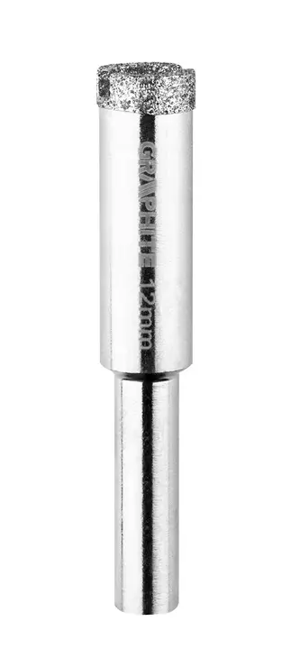 Elmas matkap ucu 5 - 12 mm, kılavuzlu, 6 parça set