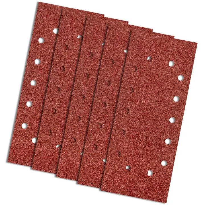 Zımpara kağıdı 115 x 280 mm, K40, 5 adet, delikli