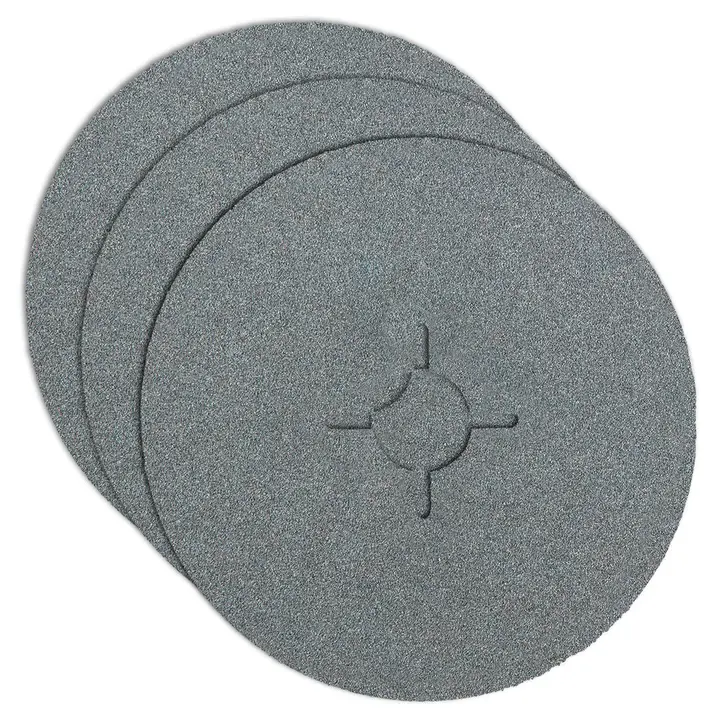 Fiber zımpara diski 125 mm, K120, 3 adet, zirkonyum