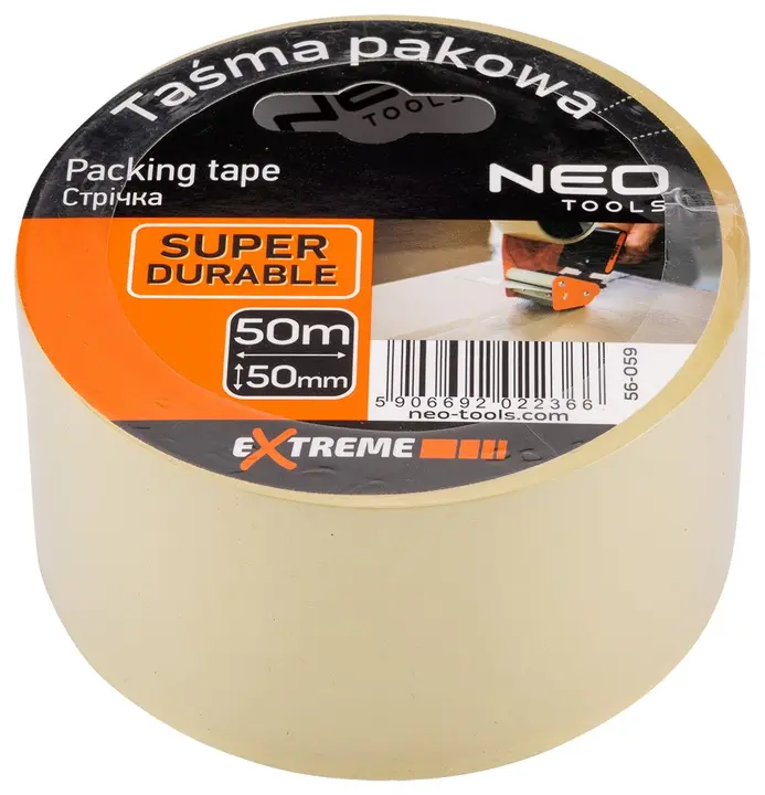 Şeffaf koli bandı 50 mm x 50 m