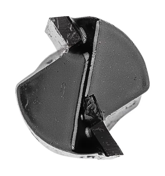 Ahşap için düz freze ucu, çift ağızlı, widia, 12 x 25 mm, sap 8 mm