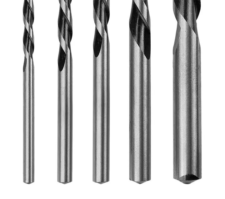 Beton matkap uçları 4-10 mm, 5 parça set, kelebek uçlu