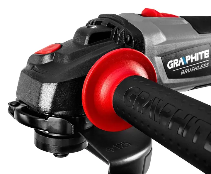 Akülü avuç taşlama makinesi, kömürsüz, Energy+ 18V, Li-Ion, disk 125 mm, akü hariç