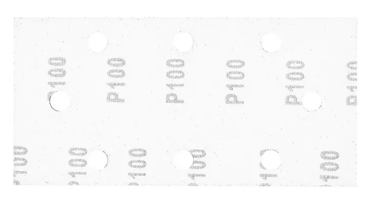 Zımpara kağıdı, cırt bantlı 93 x 185 mm, P100, 5 adet, 8 delikli