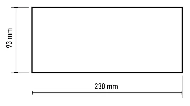 Zımpara kağıdı 93 x 230 mm, P240, 5 adet, deliksiz