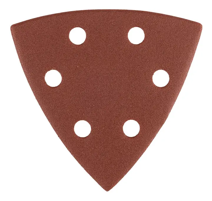 Zımpara kağıdı, cırt bantlı, iron 93 x 93 mm, P60, 5 adet, 6 delikli