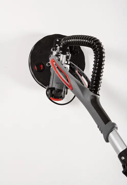 Zürafa zımpara makinesi 710W, 215 mm, yuvarlak ve üçgen taban, el feneri