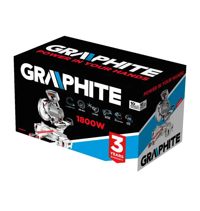 Gönye kesme makinesi 1800W, bıçak 210mm, hız 4800 dev/dk