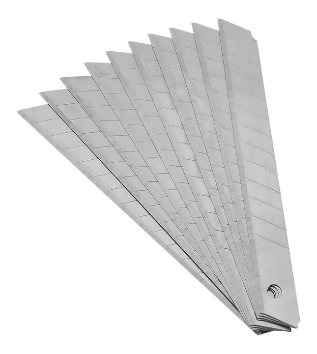 Katlanır maket bıçağı + bıçaklar, 26 parçalık set