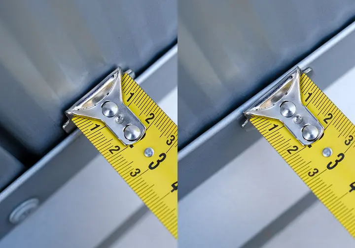 Geri sarılabilir çelik şerit metre 3 m x 19 mm, mıknatıslı