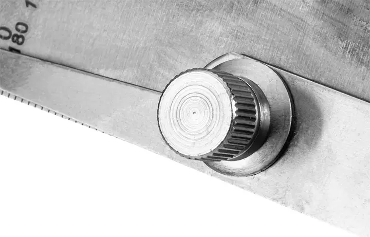 Cetvelli açı ölçer 100 mm, paslanmaz çelik