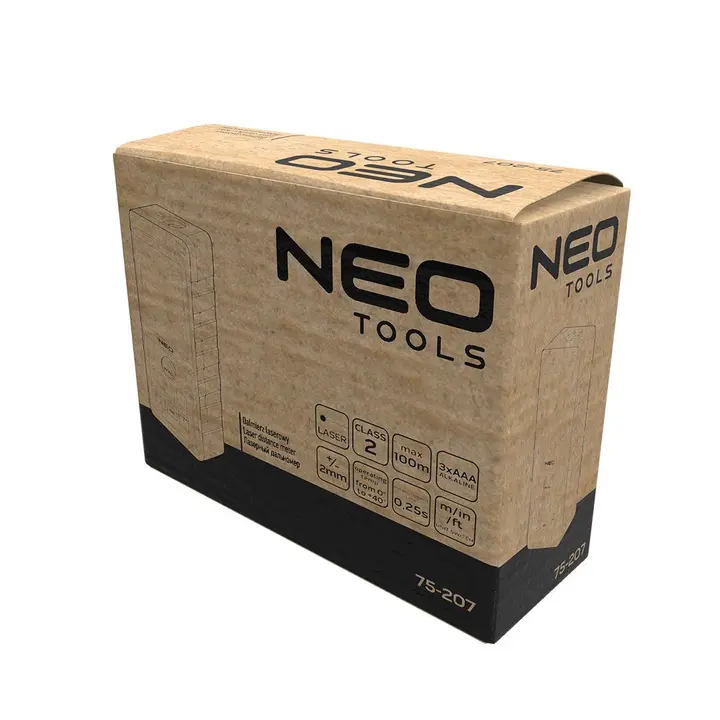 Lazer mesafe ölçer, 100 m menzil, IP