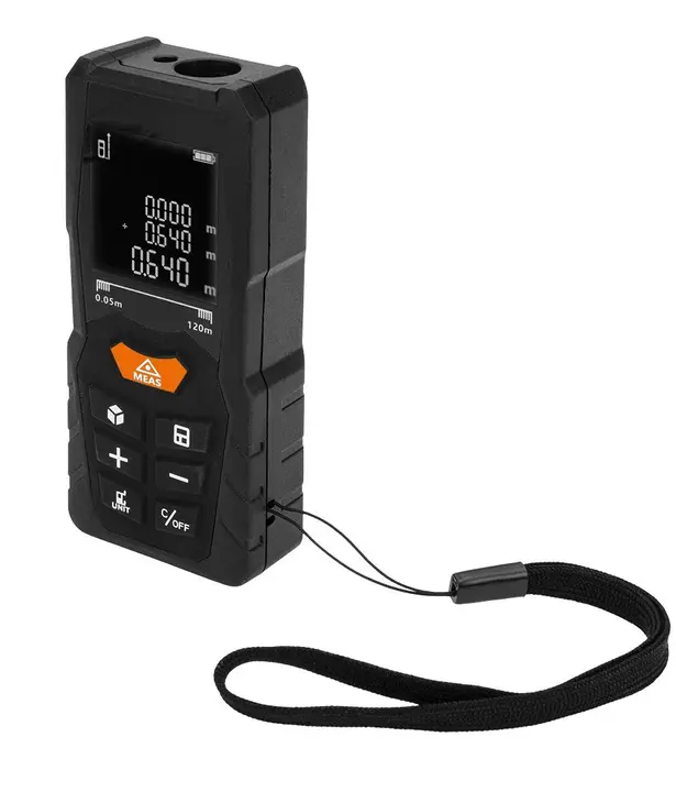 Lazer mesafe ölçer, 80 m menzil, IP54