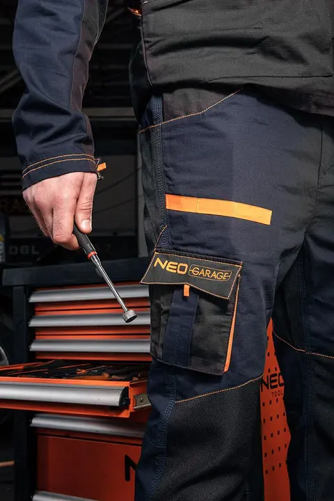 Neo Garage iş pantolonu, %100 ripstop pamuklu