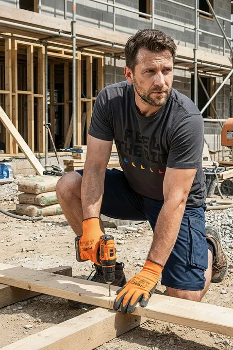 Mix&Match şort, lastikli bel, lacivert