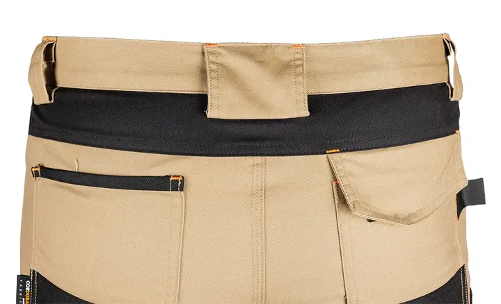 Mix&Match iş pantolonu, Canvas, Cordura takviyeli, bej/siyah