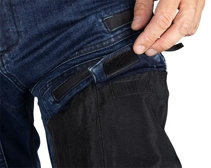 DENIM iş pantolonu, Oxford takviyeli, lacivert, XXL beden