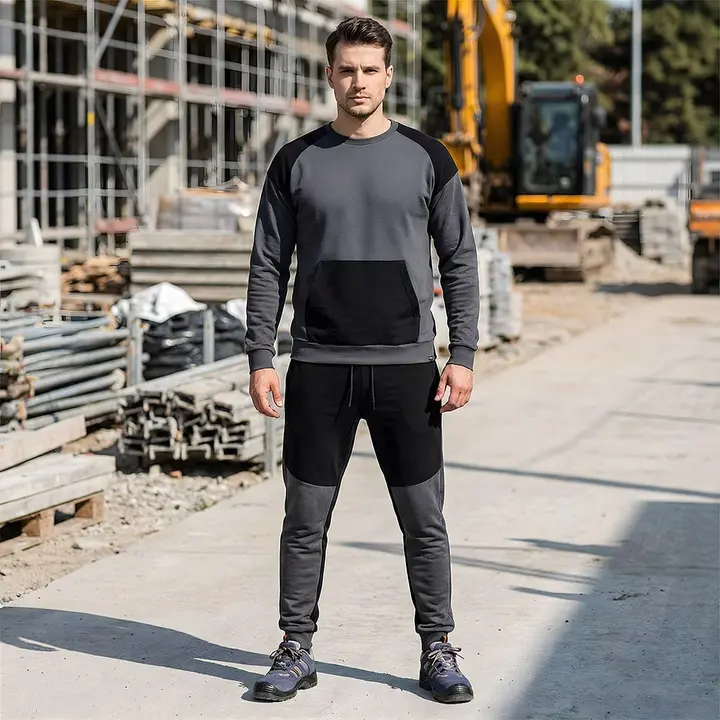 COMFORT Sweatshirt, gri-siyah