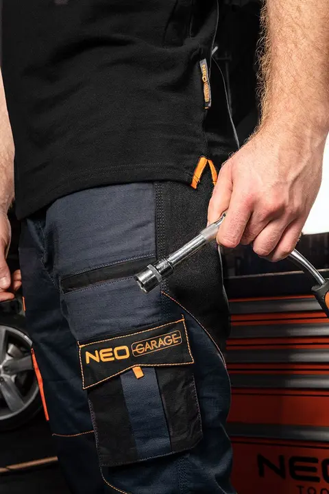 Polo yaka tişört Neo Garage, %100 pamuklu pike