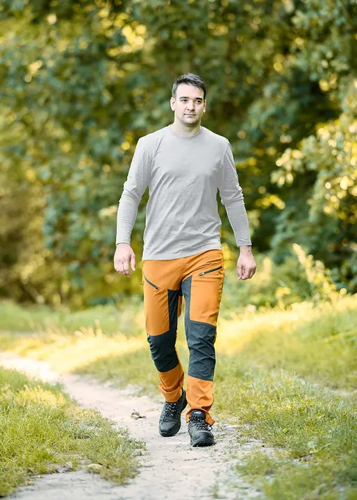 Uzun kollu tişört, gri