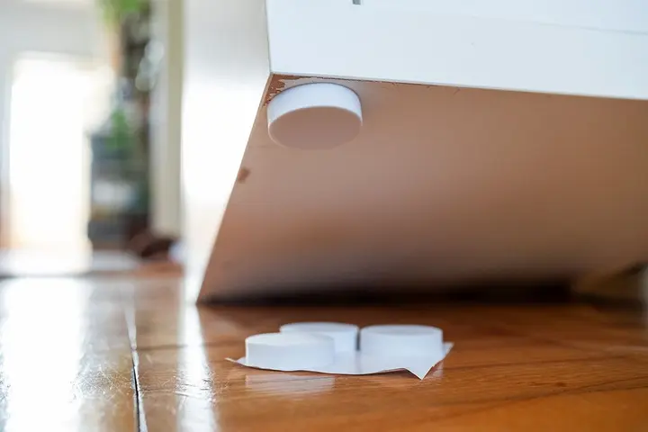 Silikon pedler/yapışkanlı tampon 40mm, 4 adet
