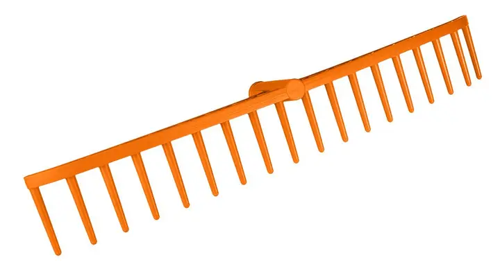 Güçlendirilmiş saman tırmığı, plastik