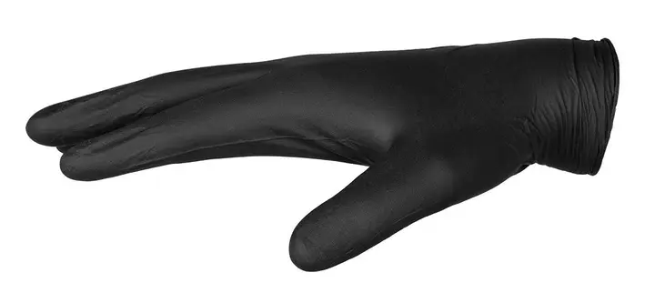 Nitril eldiven, siyah, 100 adet
