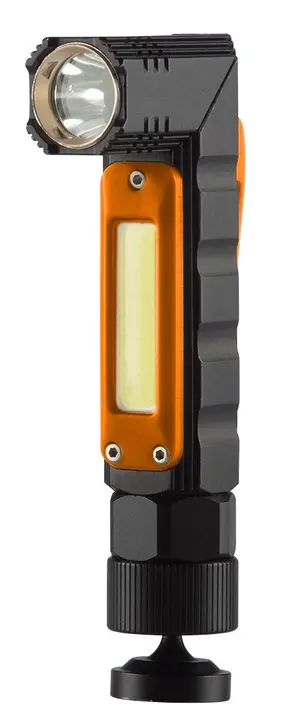 Şarj edilebilir USB el feneri 300 lm 2'si 1 arada CREE XPE + COB LED