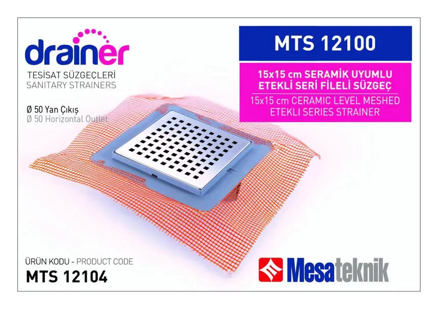 MTS 12100 Etekli Serisi Fileli 15 cm